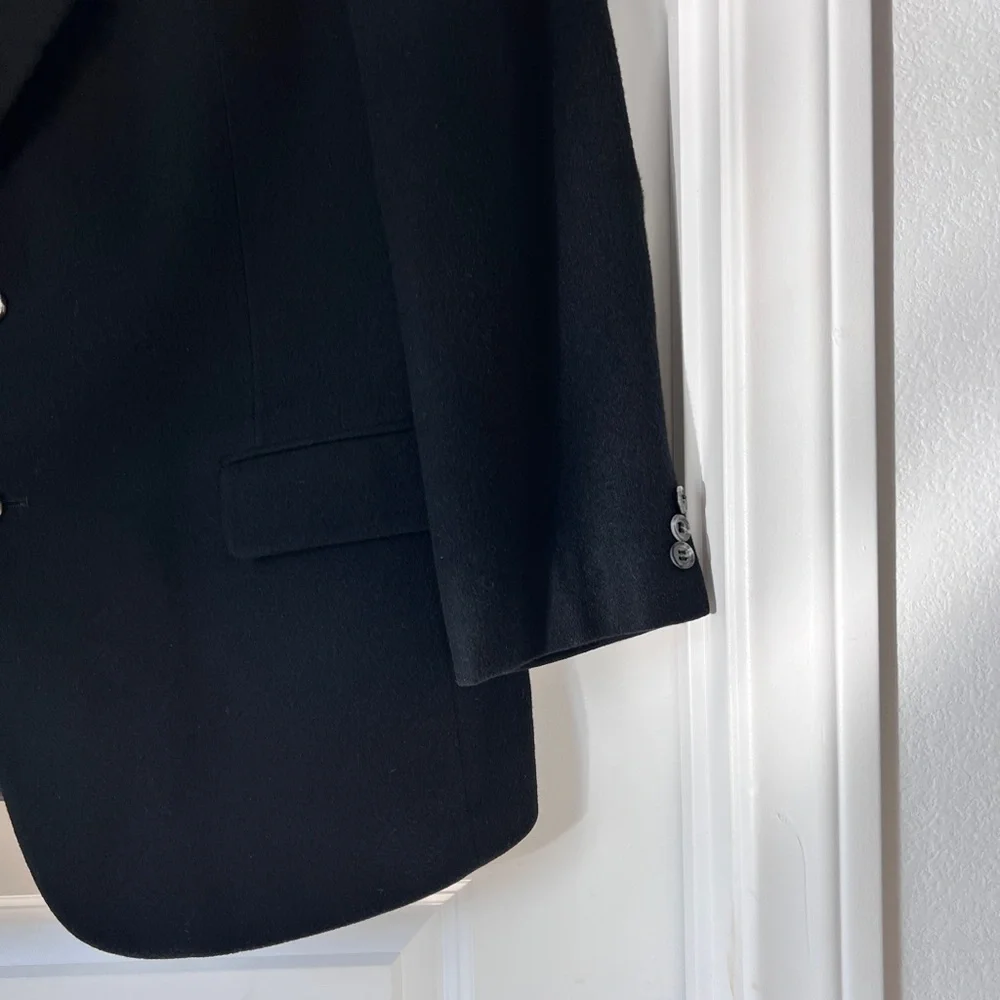 Brooks Brothers‎ Men’s 100% Cashmere Black Blazer Sport Coat Jacket Size 40 SH